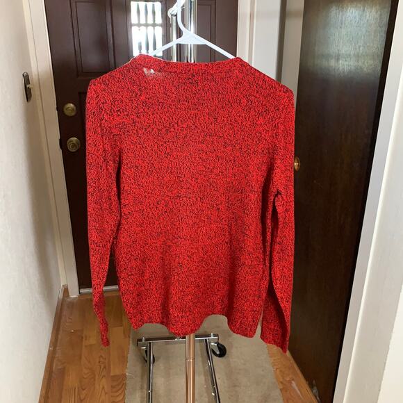 Karen Scott Christmas Holiday Sweater Reindeer Santa Size M - Picture 5 of 11